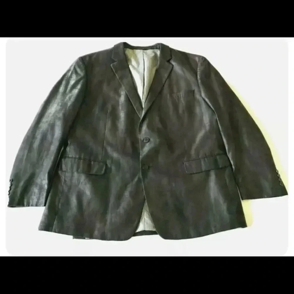 Men's Andrew Fezza Blazer Baxter Faux Suede Black